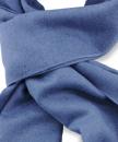 Unisex scarf viscose denim blue