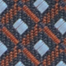 Necktie pattern navy rust