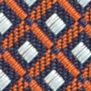 Necktie pattern orange white